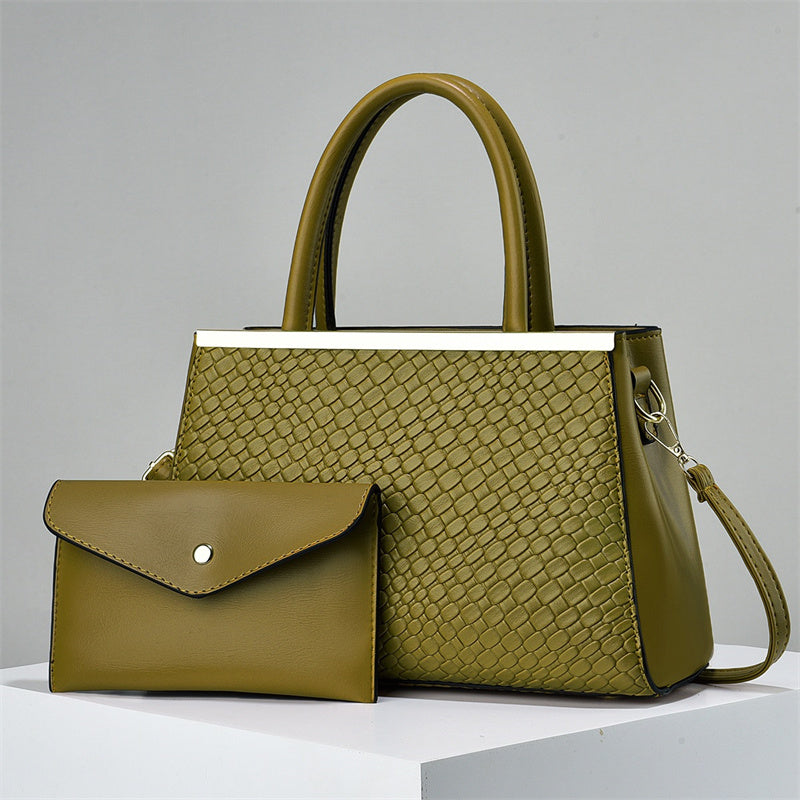 2 In 1 Bold Luxe Structured Handbag - Women&