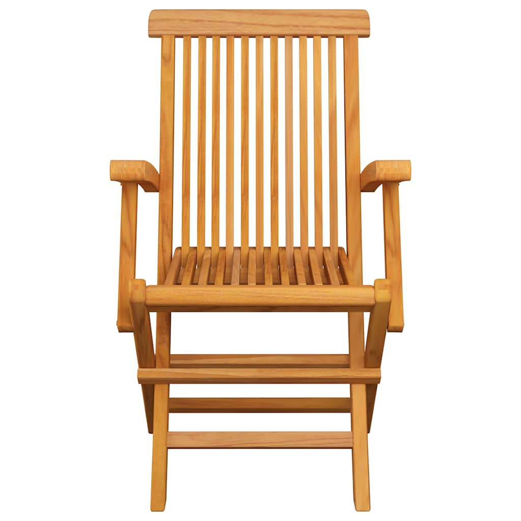 Garden Chairs 3 pcs. Solid Teak Wood Garden Chairs