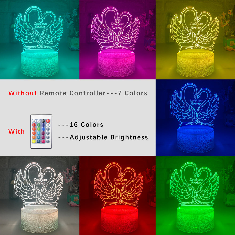 Colorful Touch Remote Control LED Visual Light
