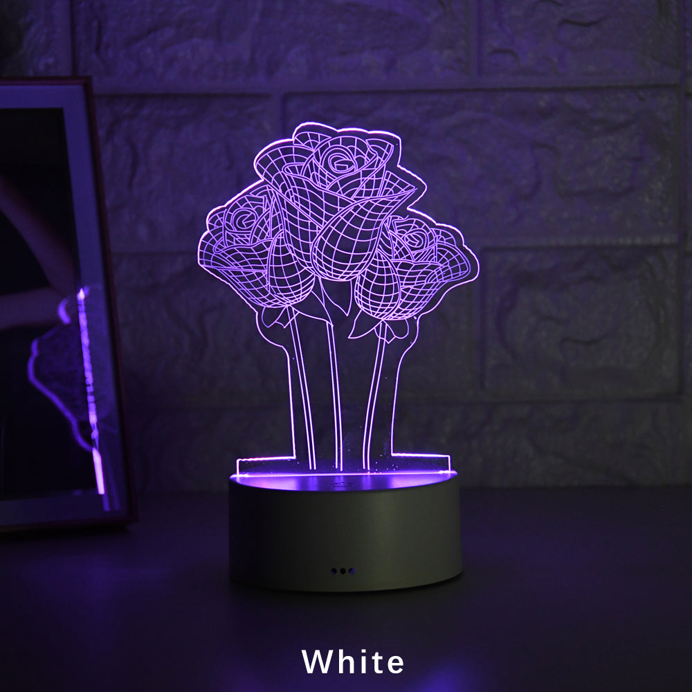 Colorful Touch Remote Control LED Visual Light