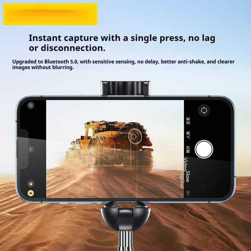Mini All-in-One Phone Selfie Stick With Extended Bluetooth Shutter The Ultimate Photography Gadget