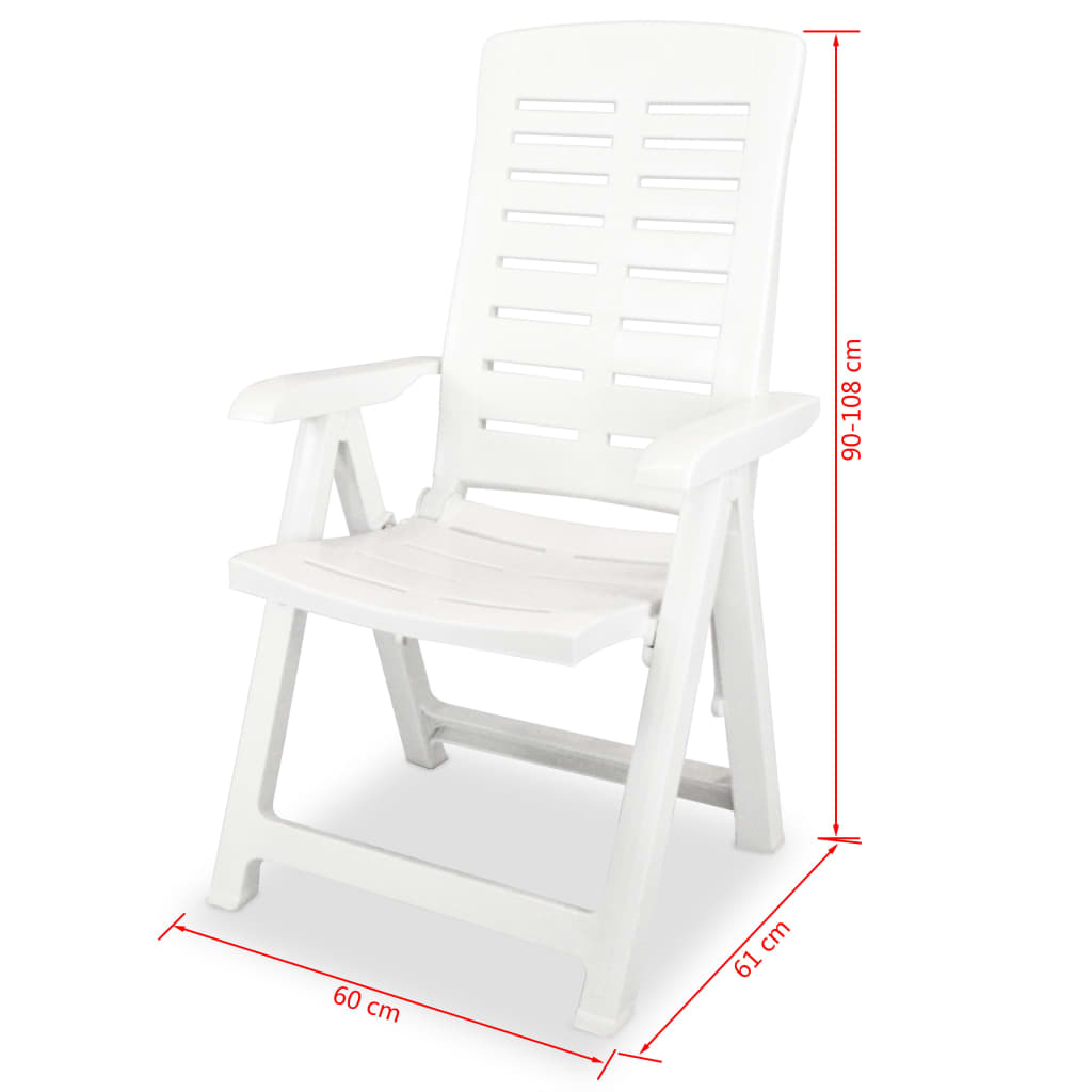 Adjustable Garden Chairs, 2 pcs. Adjustable Garden Chairs
