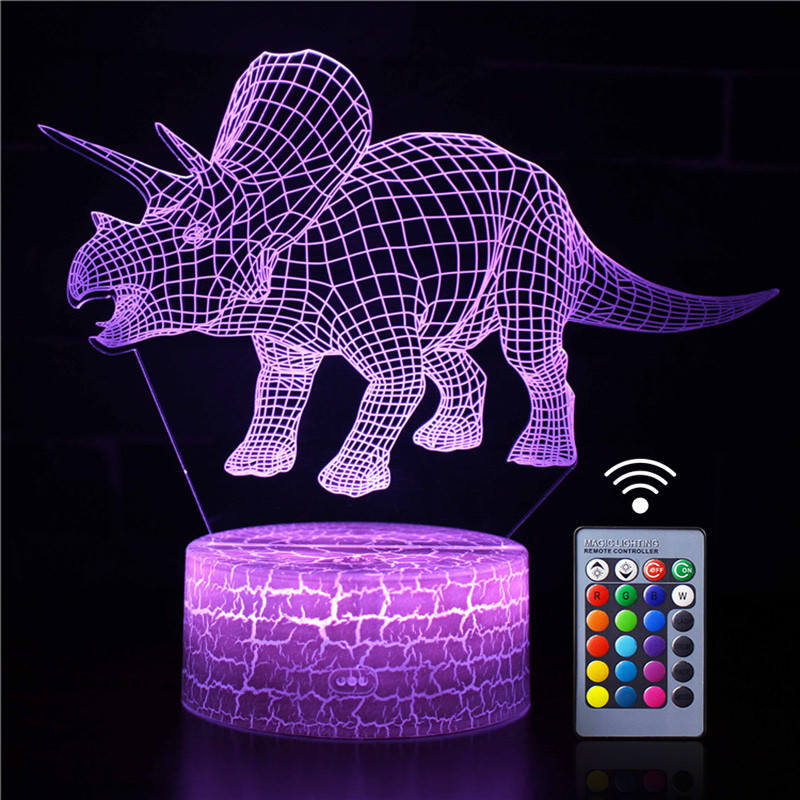 Colorful touch remote control LED visual light