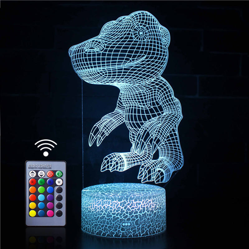 Colorful touch remote control LED visual light