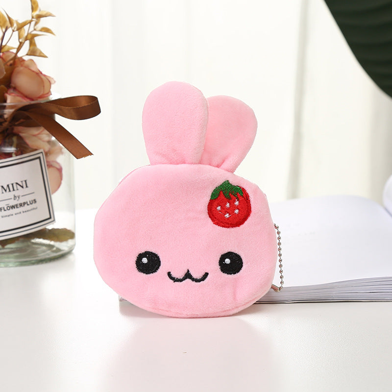Plush Cute Coin Purse Cartoon Cloth Women&
