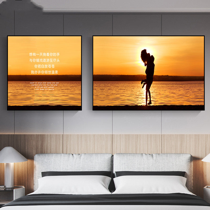Bedroom bedside decoration