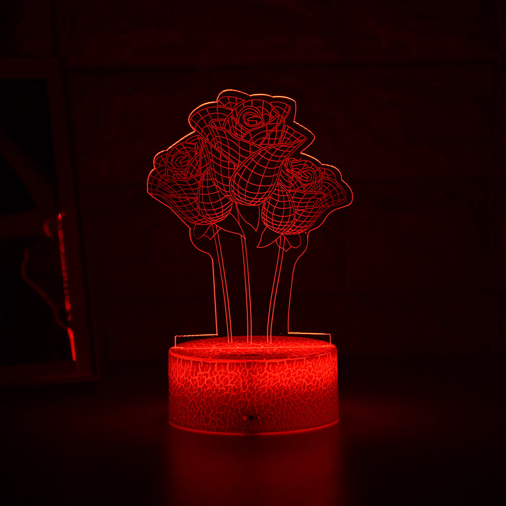 Colorful Touch Remote Control LED Visual Light