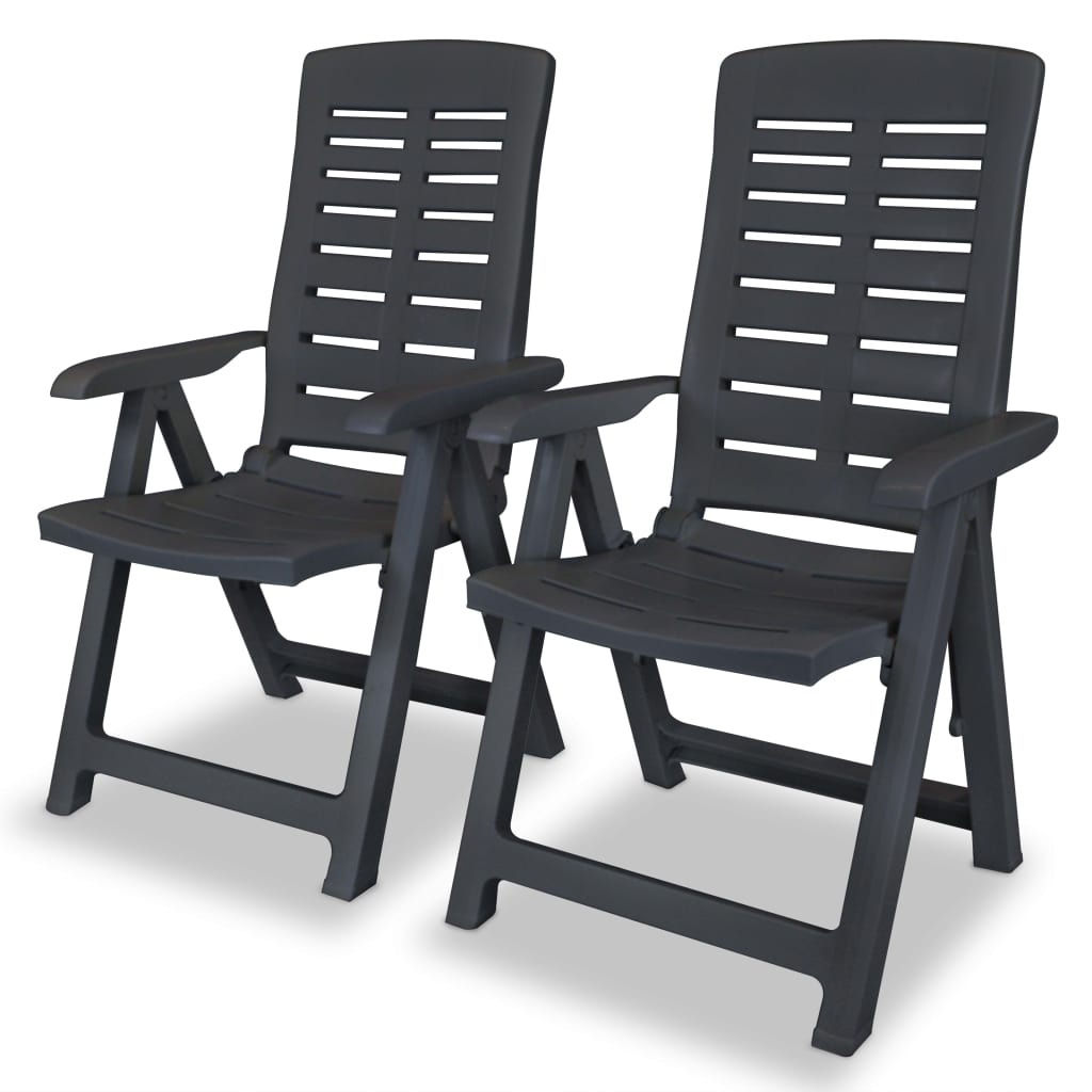 Adjustable Garden Chairs, 2 pcs. Adjustable Garden Chairs
