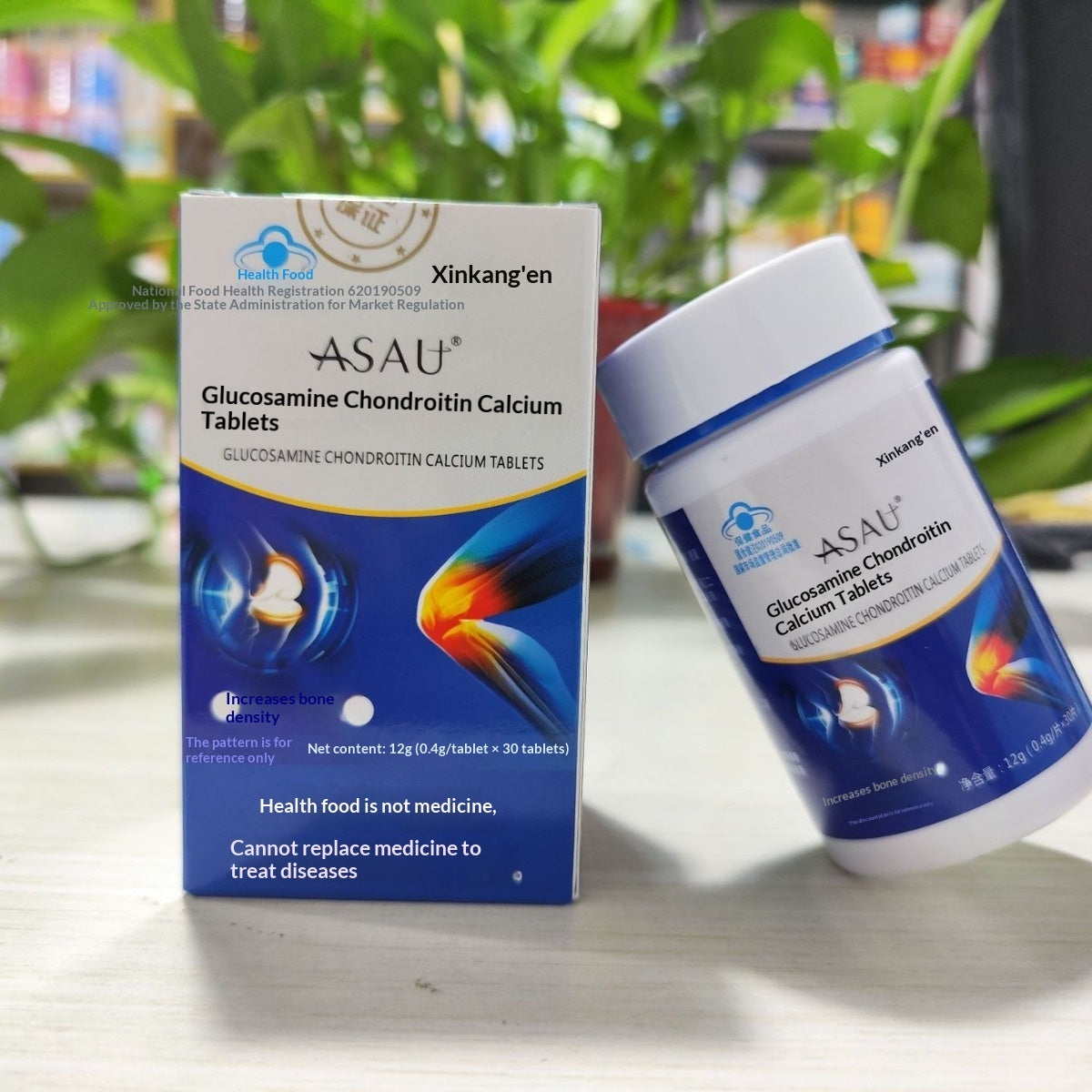 Glucosamine Chondroitin Calcium Tablets Increase Bone Density Glucosamine Health Products
