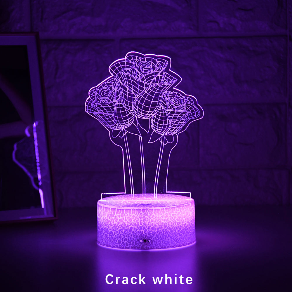Colorful Touch Remote Control LED Visual Light