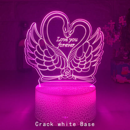 Colorful Touch Remote Control LED Visual Light