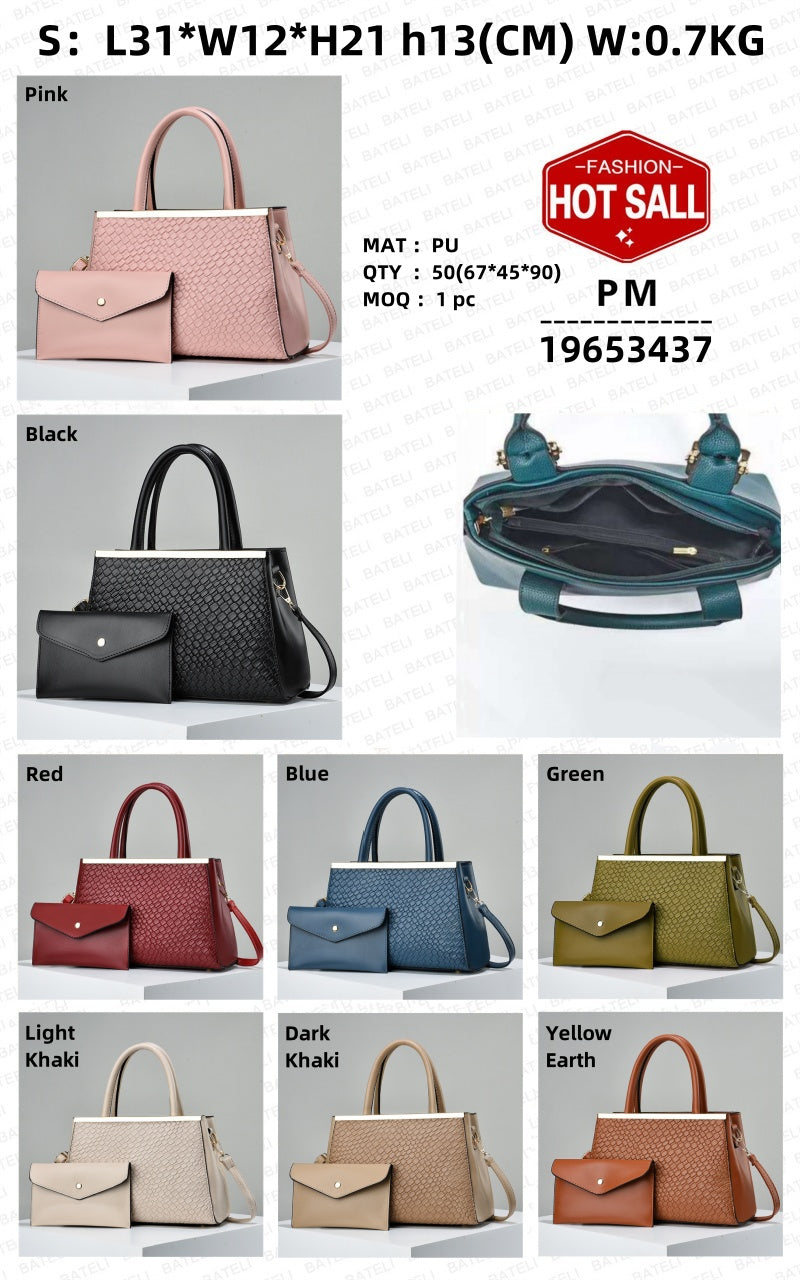 2 In 1 Bold Luxe Structured Handbag - Women&
