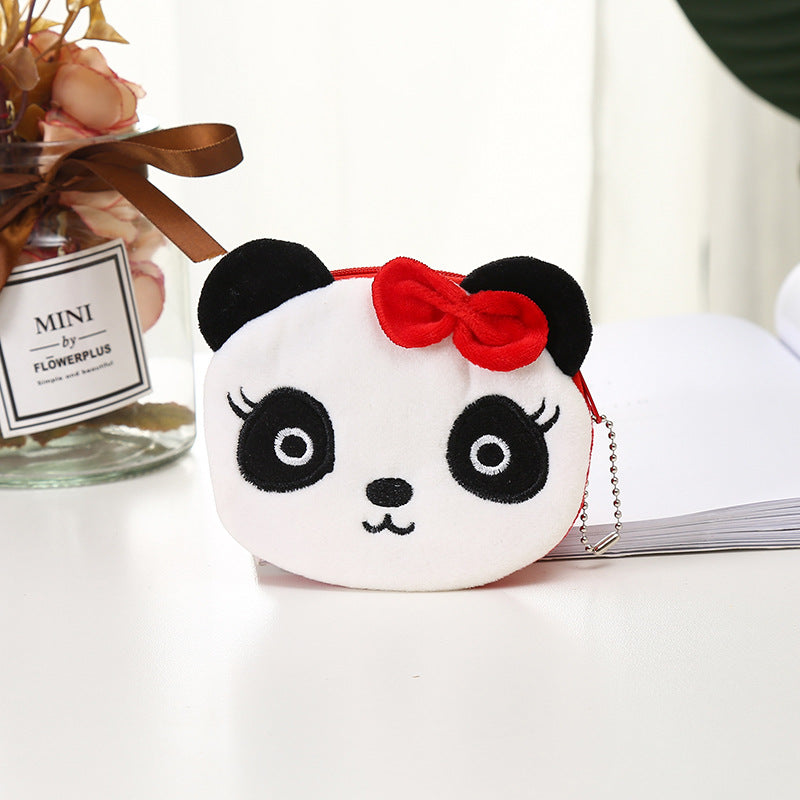 Plush Cute Coin Purse Cartoon Cloth Women&