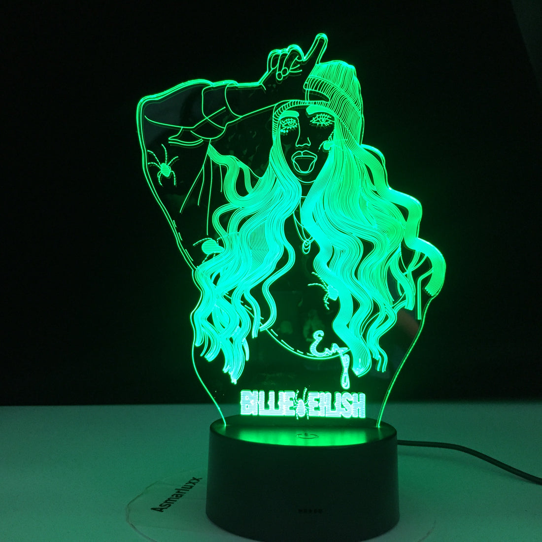 Colorful touch remote control LED visual light