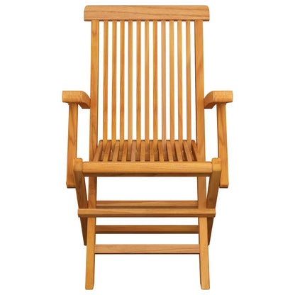 Garden Chairs 3 pcs. Solid Teak Wood   Garden Chairs