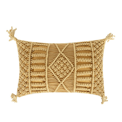 Knitted bedroom wave pillow