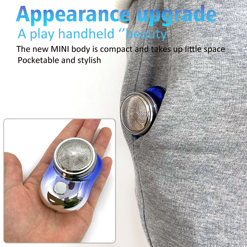 Mini Portable Face Cordless Shavers Rechargeable USB Electric Shaver Wet &amp; Dry Painless Small Size Machine Shaving For Men
