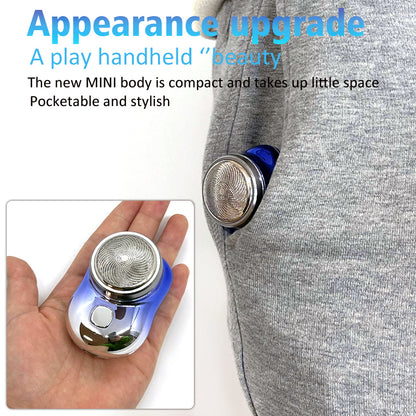 Mini Portable Face Cordless Shavers Rechargeable USB Electric Shaver Wet &amp; Dry Painless Small Size Machine Shaving For Men