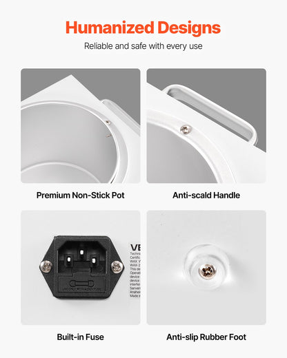 Single Wax Warmer 3000ML Wax Warmer For Hair Removal