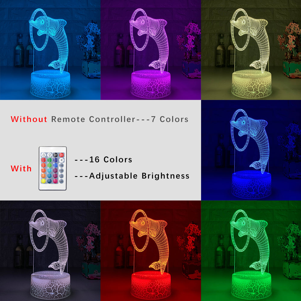 Colorful Touch Remote Control LED Visual Light