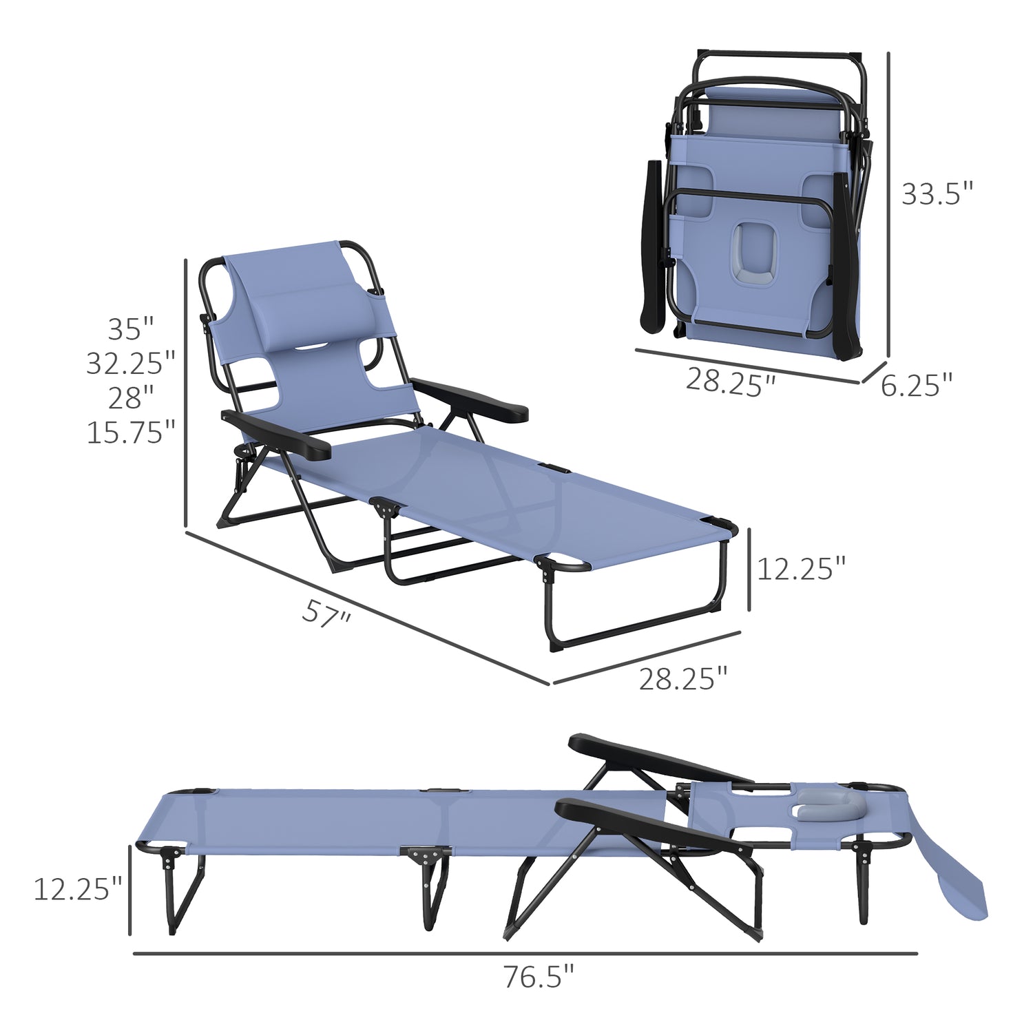 Lounge Chairs, Beach Chairs, Not Shipped On Weekends