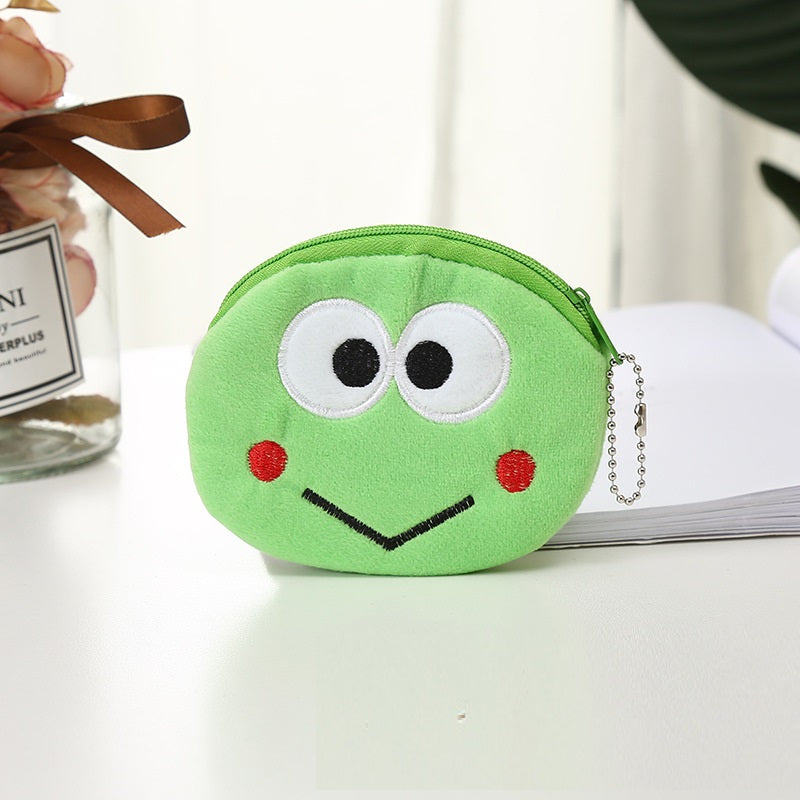 Plush Cute Coin Purse Cartoon Cloth Women&