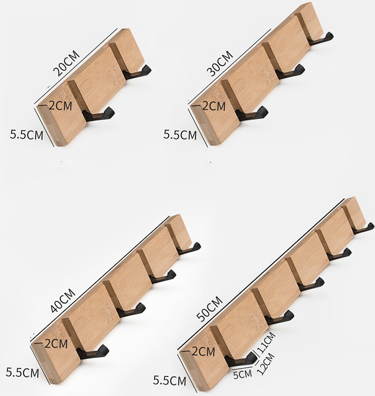 Foldable bedroom coat hook