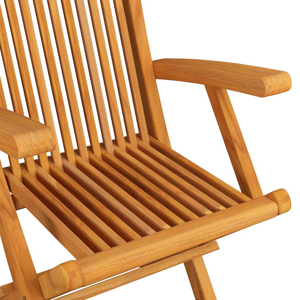 Garden Chairs 3 pcs. Solid Teak Wood   Garden Chairs