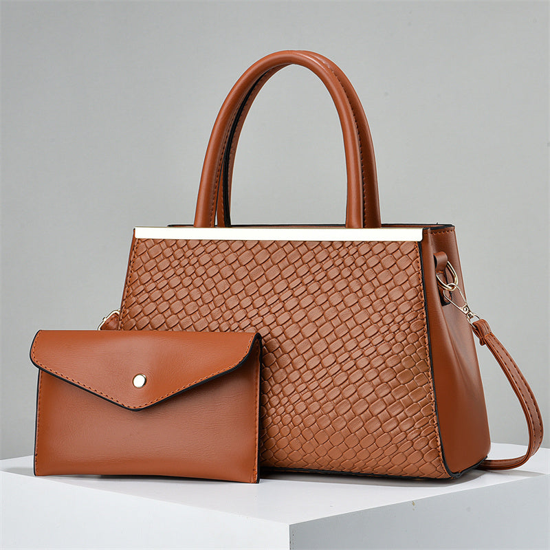 2 In 1 Bold Luxe Structured Handbag - Women&