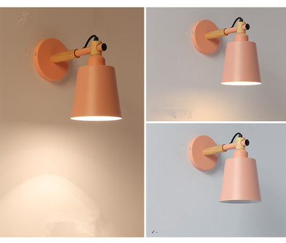 Bedroom bedside LED wall lamp