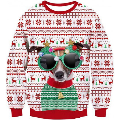 Christmas Tree Style Old Man Dance Dress Up Sweater