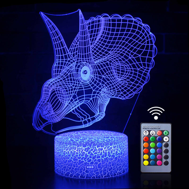 Colorful touch remote control LED visual light