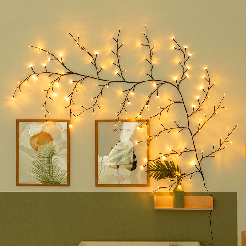 Decorative Lights String Bedroom Layout