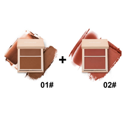 PHOFAY Double-Take Cream &amp; Powder Blush Duo