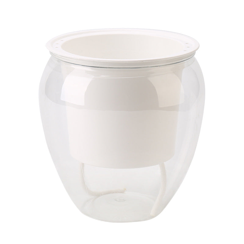 Transparent water container