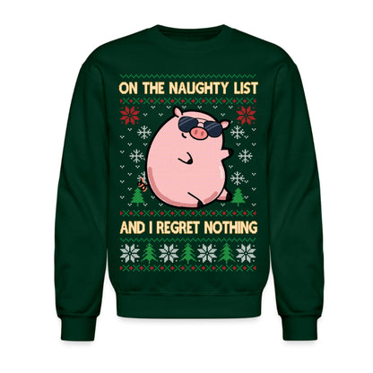 Naughty Pig Neutral Christmas Sweater