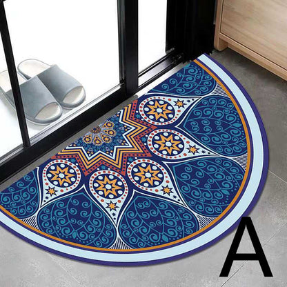 Household Absorbent Bedroom Semicircular Carpet