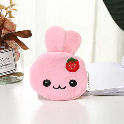 Plush Cute Coin Purse Cartoon Cloth Women&