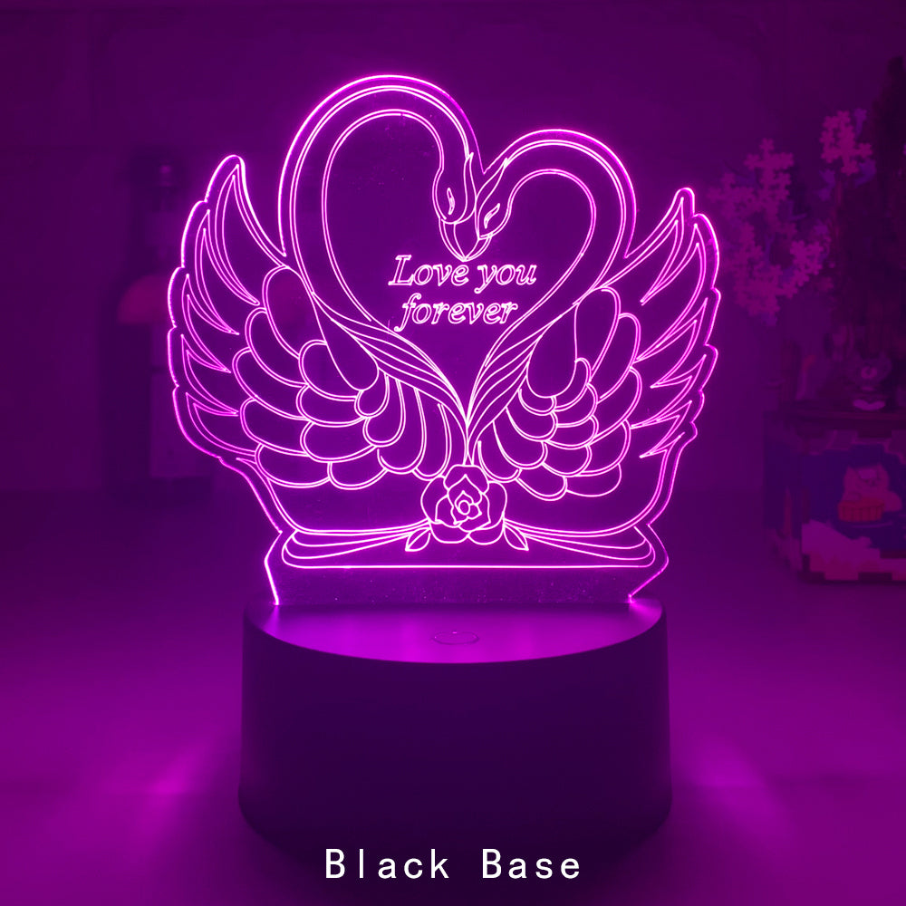 Colorful Touch Remote Control LED Visual Light