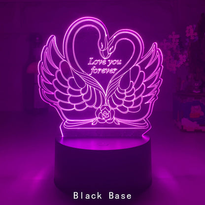 Colorful Touch Remote Control LED Visual Light