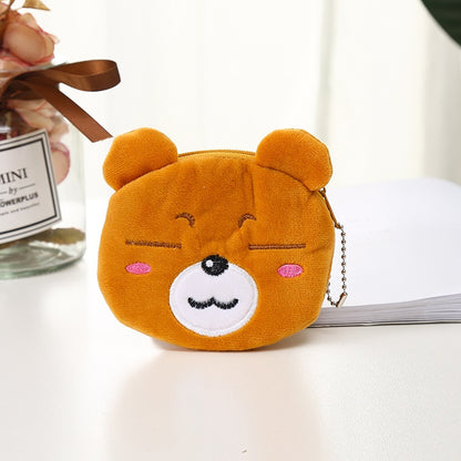 Plush Cute Coin Purse Cartoon Cloth Women&