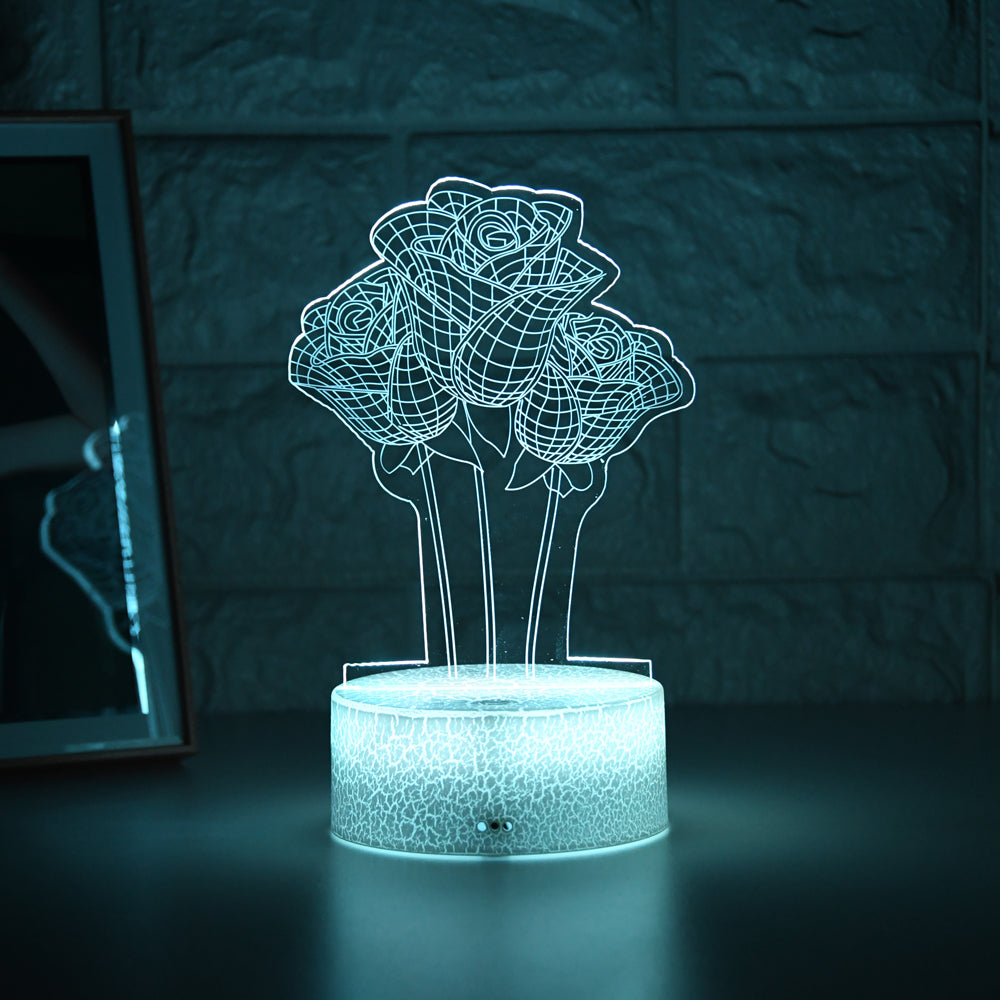 Colorful Touch Remote Control LED Visual Light