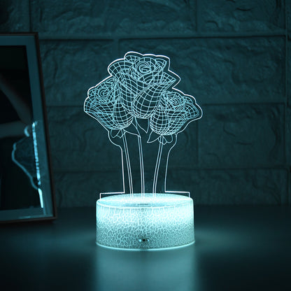 Colorful Touch Remote Control LED Visual Light