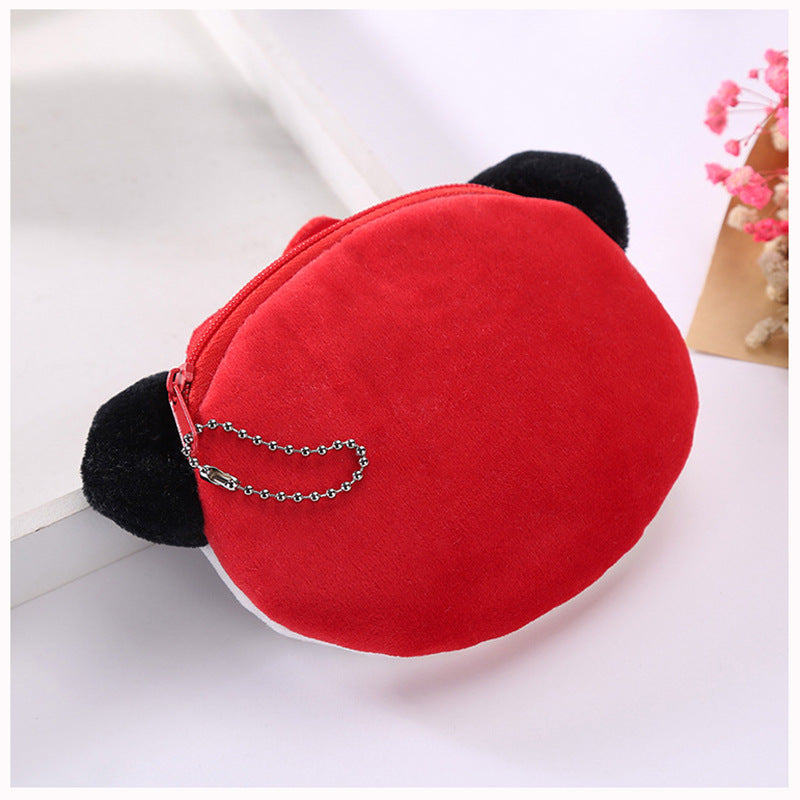 Plush Cute Coin Purse Cartoon Cloth Women&