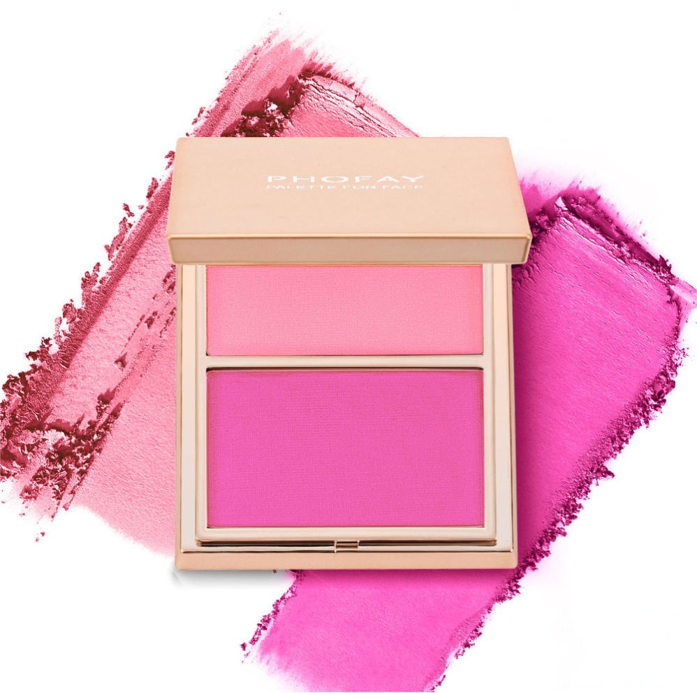 PHOFAY Double-Take Cream &amp; Powder Blush Duo