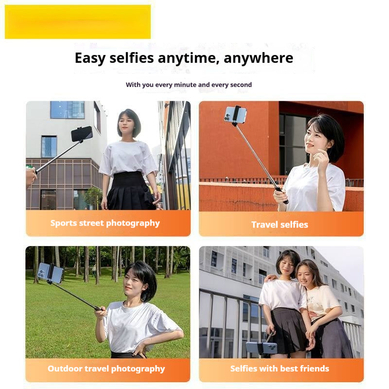 Mini All-in-One Phone Selfie Stick With Extended Bluetooth Shutter The Ultimate Photography Gadget