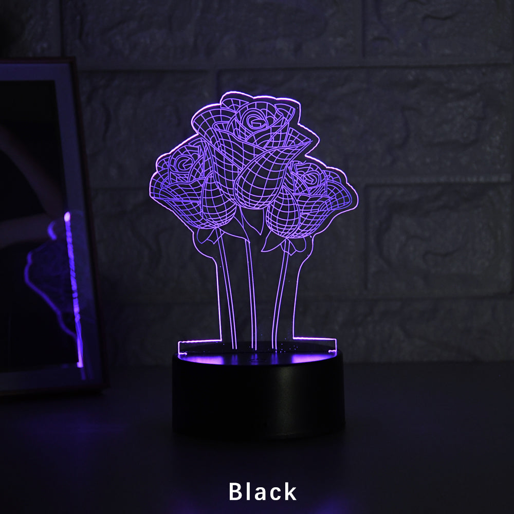 Colorful Touch Remote Control LED Visual Light