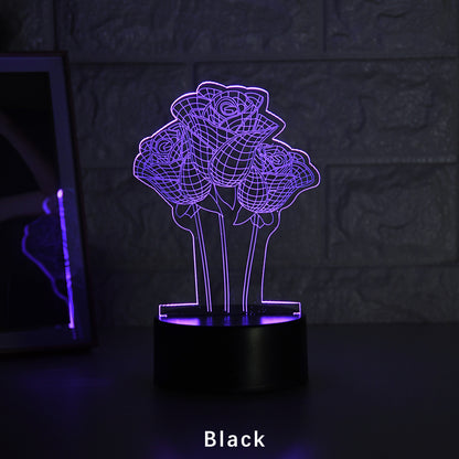 Colorful Touch Remote Control LED Visual Light
