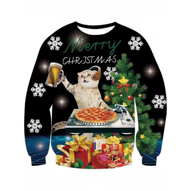 Christmas Tree Style Old Man Dance Dress Up Sweater