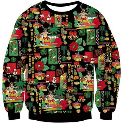Christmas Tree Style Old Man Dance Dress Up Sweater